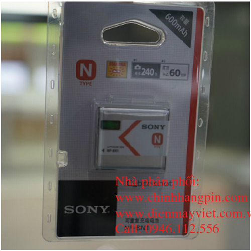 Pin (battery) máy ảnh Sony NP-BN1 Rechargeable chính hãng original