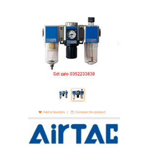 GC | Oil filter-regulator-lubricator | Bộ lọc dầu-bộ điều chỉnh-bôi trơn | Airtac Việt Nam