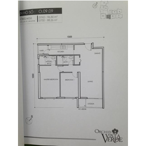 Bán căn hộ dự án Vista Verde, P. Thạnh Mỹ Lợi, Q2