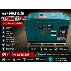máy phát điện kasumi 12kw