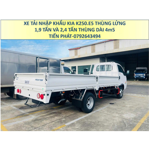 Xe tải KIA K250L Euro 5 Thùng Lửng 4m5 Tải Trọng 1,9 Tấn và 2,4 Tấn Mới Nhất