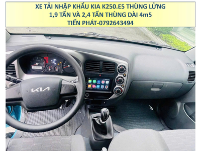 Xe tải KIA K250L Euro 5 Thùng Lửng 4m5 Tải Trọng 1,9 Tấn và 2,4 Tấn Mới Nhất