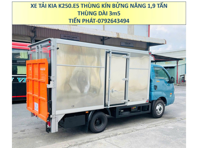 Xe Tải Nhập Khẩu KIA K250.E5 Thùng Kín Bửng Nâng Tải 1,9 Tấn Thùng 3m5