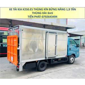 Xe Tải Nhập Khẩu KIA K250.E5 Thùng Kín Bửng Nâng Tải 1,9 Tấn Thùng 3m5