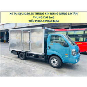 Xe Tải Nhập Khẩu KIA K250.E5 Thùng Kín Bửng Nâng Tải 1,9 Tấn Thùng 3m5