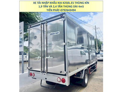 Xe tải KIA K250L Euro 5 Thùng Kín Tải Trọng 1,9 Tấn và 2,4 Tấn Thùng dài 4,5M Mới Nhất