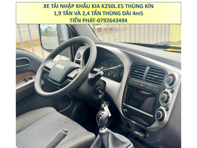 Xe tải KIA K250L Euro 5 Thùng Kín Tải Trọng 1,9 Tấn và 2,4 Tấn Thùng dài 4,5M Mới Nhất