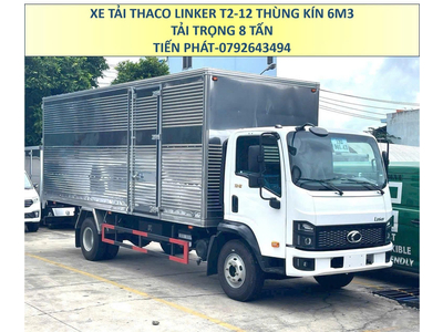 Xe Tải 8 Tấn Thùng Kín 6m3 Thaco Linker T2-12