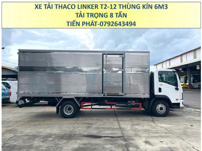 Xe Tải 8 Tấn Thùng Kín 6m3 Thaco Linker T2-12