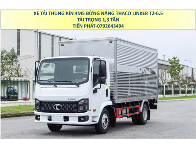 Xe Tải Thùng Kín 4m5 Bửng Nâng Thaco Linker T2-6.5 Tải Trọng 1,3 Tấn