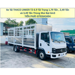 Xe Tải Thaco Linker T2-6.9 Thùng Kín dài 6m3 tải 1,9 Tấn ; 2,4 Tấn và 3,5 Tấn Mới Nhất