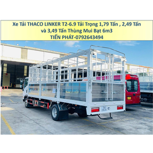 Xe Tải Thaco Linker T2-6.9 Thùng Kín dài 6m3 tải 1,9 Tấn ; 2,4 Tấn và 3,5 Tấn Mới Nhất