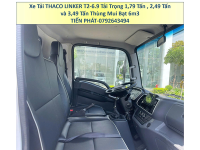 Xe Tải Thaco Linker T2-6.9 Thùng Mui Bạt Dài 6m3 tải 1,9 Tấn ; 2,4 Tấn và 3,5 Tấn Mới Nhất