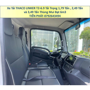 Xe Tải Thaco Linker T2-6.9 Thùng Kín dài 6m3 tải 1,9 Tấn ; 2,4 Tấn và 3,5 Tấn Mới Nhất