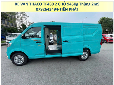 Xe Tải Van THACO 2m9 TF480 2 chỗ ngồi tải 945Kg Hỗ Trợ Sơn Màu Theo Yêu Cầu
