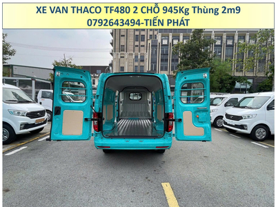 Xe Tải Van THACO 2m9 TF480 2 chỗ ngồi tải 945Kg Hỗ Trợ Sơn Màu Theo Yêu Cầu