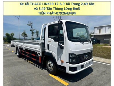 Xe Tải Thaco Linker T2-6.9 Thùng Lửng 6m3 tải trọng 2,5 Tấn và 3,5 Tấn Mới Nhất