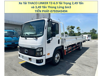 Xe Tải Thaco Linker T2-6.9 Thùng Lửng 6m3 tải trọng 2,5 Tấn và 3,5 Tấn Mới Nhất