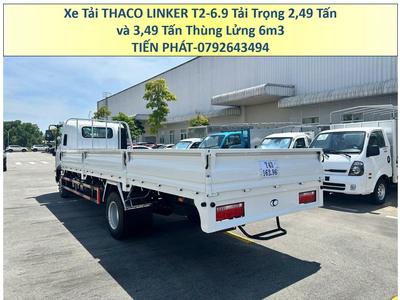 Xe Tải Thaco Linker T2-6.9 Thùng Lửng 6m3 tải trọng 2,5 Tấn và 3,5 Tấn Mới Nhất