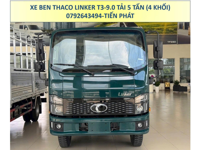 XE BEN THÙNG 4 KHỐI THACO LINKER T3-9.0 TẢI 5 TẤN MỚI NHẤT