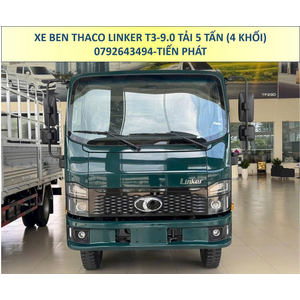 XE BEN THÙNG 4 KHỐI THACO LINKER T3-9.0 TẢI 5 TẤN MỚI NHẤT