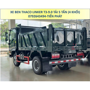 XE BEN THÙNG 4 KHỐI THACO LINKER T3-9.0 TẢI 5 TẤN MỚI NHẤT