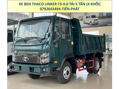 XE BEN THÙNG 4 KHỐI THACO LINKER T3-9.0 TẢI 5 TẤN MỚI NHẤT