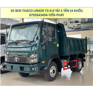 XE BEN THÙNG 4 KHỐI THACO LINKER T3-9.0 TẢI 5 TẤN MỚI NHẤT