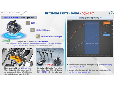 XE BEN THÙNG 4 KHỐI THACO LINKER T3-9.0 TẢI 5 TẤN MỚI NHẤT