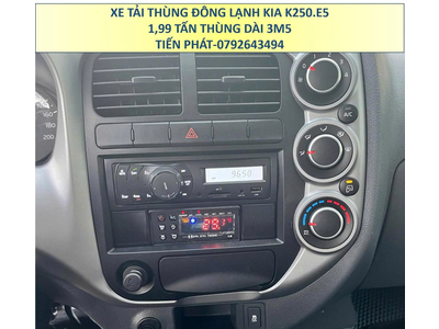 Xe Tải Thùng Đông Lạnh KIA K250 Euro 5 Thùng 3m5 Mới Nhất