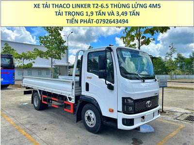 Xe Tải Thùng Lửng 4m5 Tải 2 Tấn Và 3,5 Tấn Thaco Linker T2-6.5 Mới Nhất