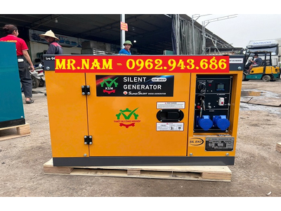 Máy phát điện 8kW 220V – Máy phát điện dân dụng chạy dầu, vỏ chống ồn.