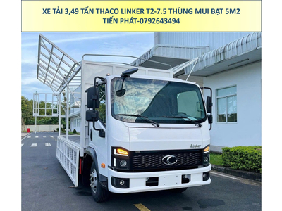 Xe Tải 3,5 Tấn Thùng Mui Bạt Thaco Linker T2-7.5 Mới