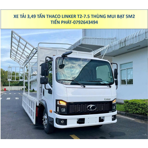 Xe Tải 3,5 Tấn Thùng Mui Bạt Thaco Linker T2-7.5 Mới