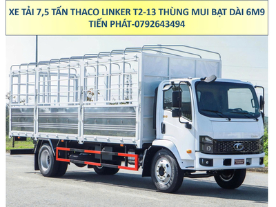 Xe Tải 7.5 Tấn THACO LINKER T2-13 Thùng Mui Bạt 6m9 Mới Nhất