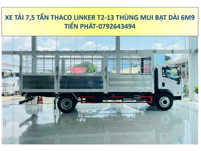 Xe Tải 7.5 Tấn THACO LINKER T2-13 Thùng Mui Bạt 6m9 Mới Nhất
