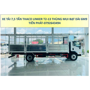 Xe Tải 7.5 Tấn THACO LINKER T2-13 Thùng Mui Bạt 6m9 Mới Nhất