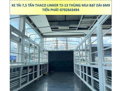 Xe Tải 7.5 Tấn THACO LINKER T2-13 Thùng Mui Bạt 6m9 Mới Nhất