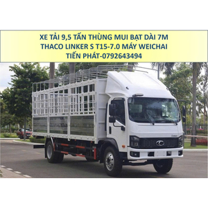 Xe Tải 9,5 Tấn Thùng Mui Bạt 7m Thaco Linker S T15-7.0 Mới Nhất