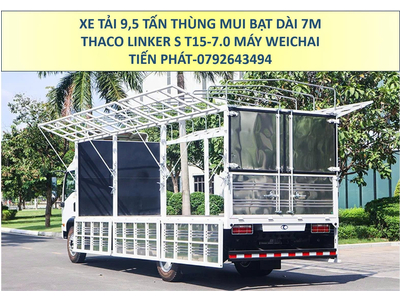 Xe Tải 9 Tấn 9,5 Tấn Thùng Mui Bạt 7m Thaco Linker S T15-7.0 Mới Nhất