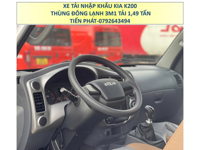 Xe Tải Nhập Khẩu KIA K200 Euro 5 Thùng Đông Lạnh 3m1 Tải 1,49 Tấn Mới Nhất
