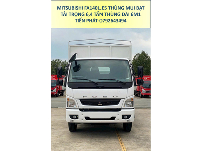 Xe Tải Nhập Khẩu Mitsubishi Fuso FA 140L Thùng Mui Bạt 6m1 Tải 6,4 Euro 5 Mới Nhất