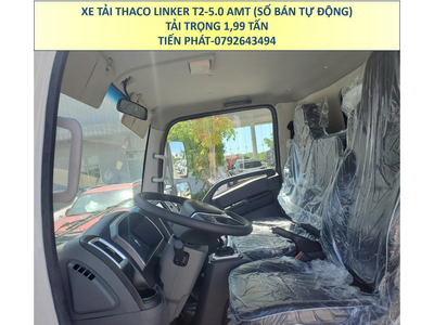 Xe Tải Số Bán Tự Động Thaco Linker T2-5.0 AMT Tải 1,9 Tấn Thùng Kín 3m6 Mới Nhất