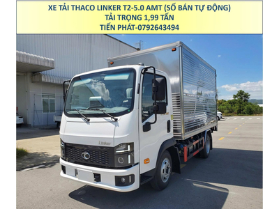 Xe Tải Số Bán Tự Động Thaco Linker T2-5.0 AMT Tải 1,9 Tấn Thùng Kín 3m6 Mới Nhất