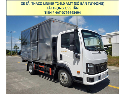 Xe Tải Số Bán Tự Động Thaco Linker T2-5.0 AMT Tải 1,9 Tấn Thùng Kín 3m6 Mới Nhất