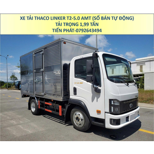 Xe Tải Số Bán Tự Động Thaco Linker T2-5.0 AMT Tải 1,9 Tấn Thùng Kín 3m6 Mới Nhất
