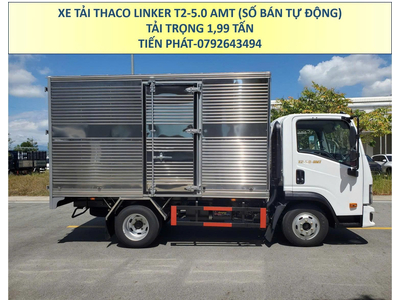 Xe Tải Số Bán Tự Động Thaco Linker T2-5.0 AMT Tải 1,9 Tấn Thùng Kín 3m6 Mới Nhất