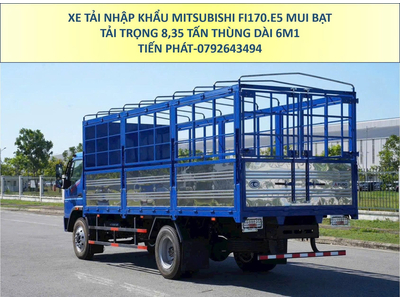 Xe Tải Nhập Khẩu Mitsubishi Fuso FI170 Euro 5 Thùng mui bạt 6m1 Tải 8,35 Tấn Mới Nhất
