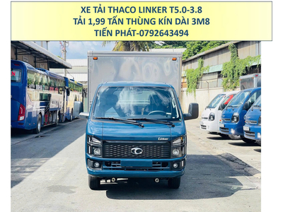 Xe Tải 2,5 Tấn Thùng Kín 3m8 Thaco Linker T5.0-3.8 Mới Nhất