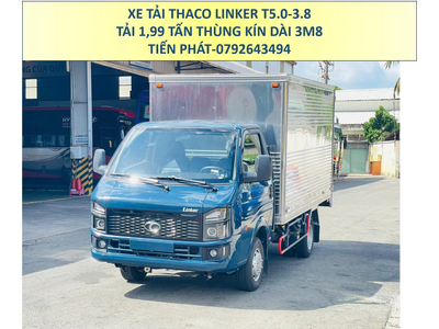 Xe Tải 2,5 Tấn Thùng Kín 3m8 Thaco Linker T5.0-3.8 Mới Nhất
